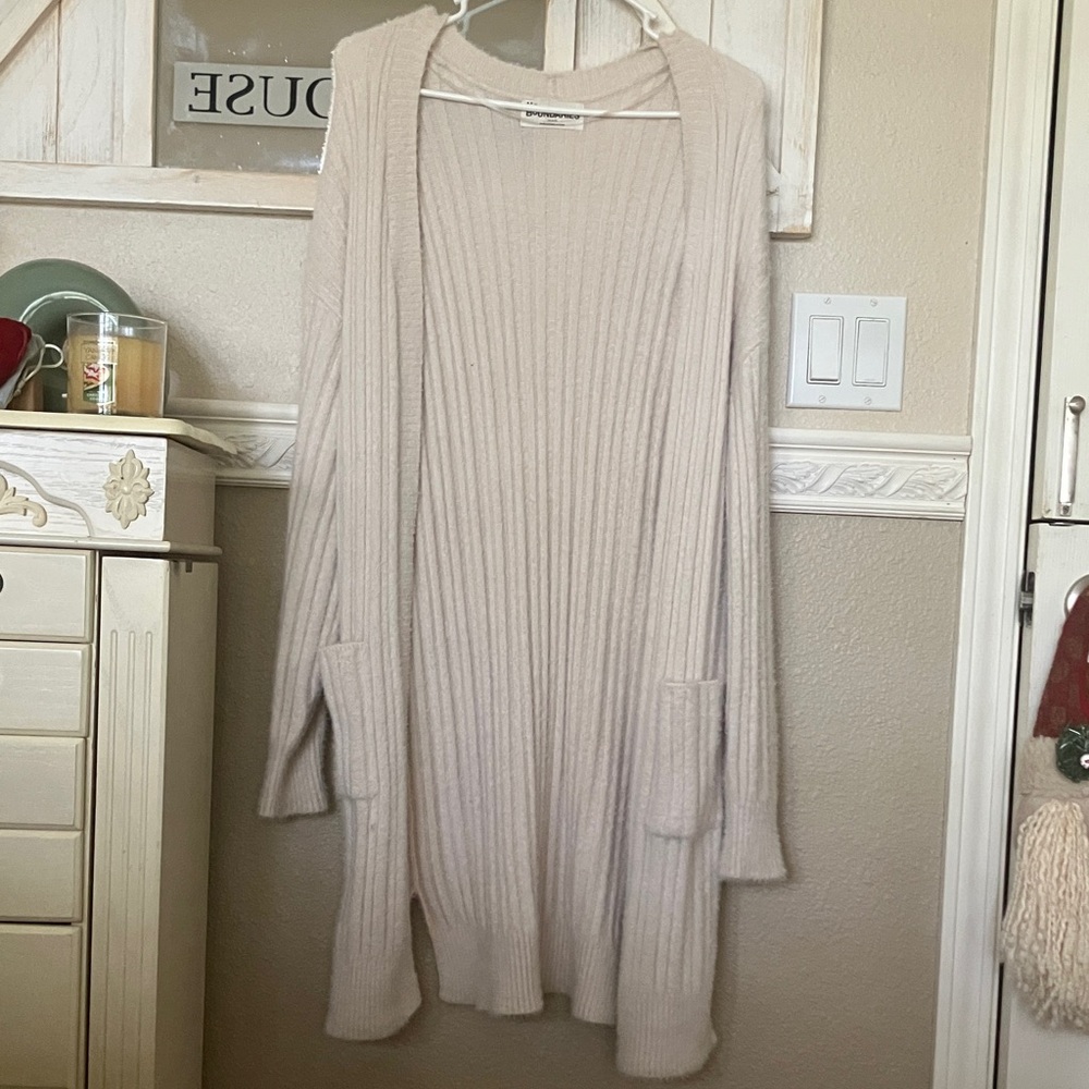 Women's Cream Cardigan Sweater